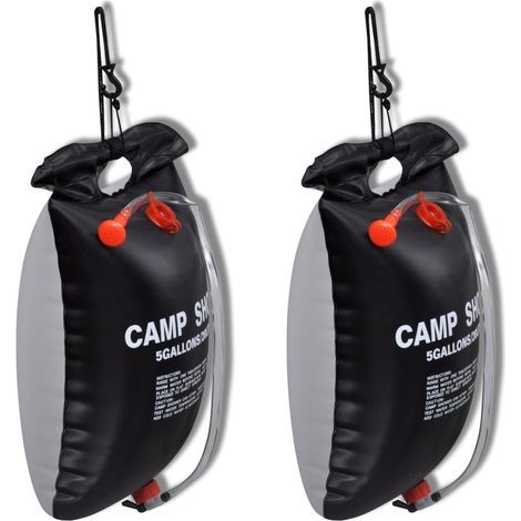 Douche de camping solaire 2 pièces 20 L (1/4)