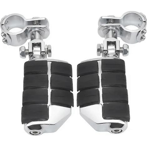 Repose-pieds de moto, pédales de repos pour barres de protection de 25 à 32 mm, accessoires moto (1/5)