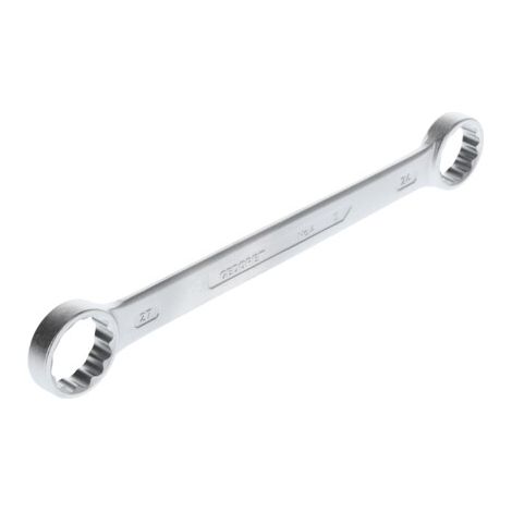 Clé à anneaux doubles 4 24x27mm 260mm courbée