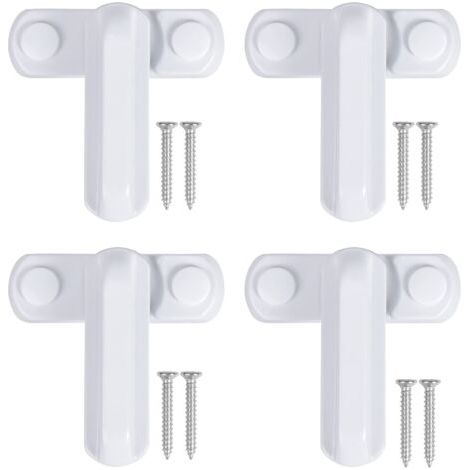 Accessoires de verrouillage pour fenêtres, boucle, verrou antivol, verrou en T en acier et plastique, fenêtre à battant, verrou de sécurité pour portes et fenêtres en alliage d'aluminium