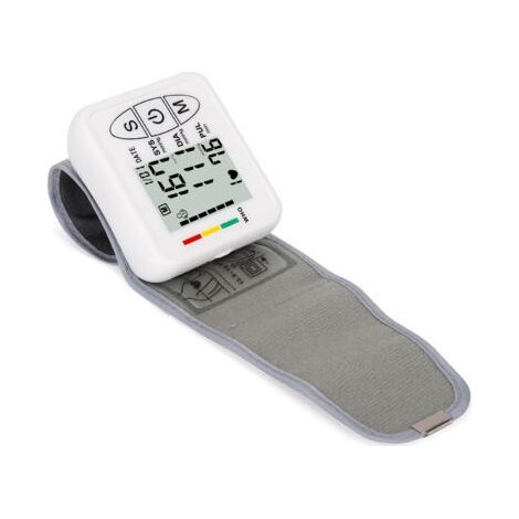 Talking Wrist Blood Pressure Monitor, Heart Level Detector, Digital LCD Data Transfer, Blood Pressure Measurement, Heart Rate, Pulse Detection, Fast and Very (1/4)