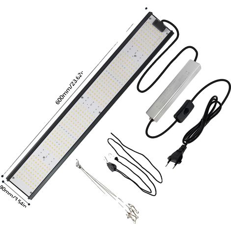 Lámpara LED de cultivo, espectro completo, bajo consumo energético, 85 W (1/2)