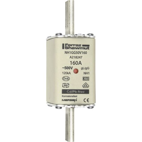 Mersen 1B169.000000 NH-Sicherung Sicherungsgröße = 1 160 A 500 V 1 St.