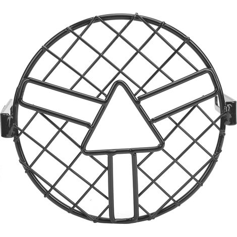 de protection pour phare avant rond rond de moto rétro noir