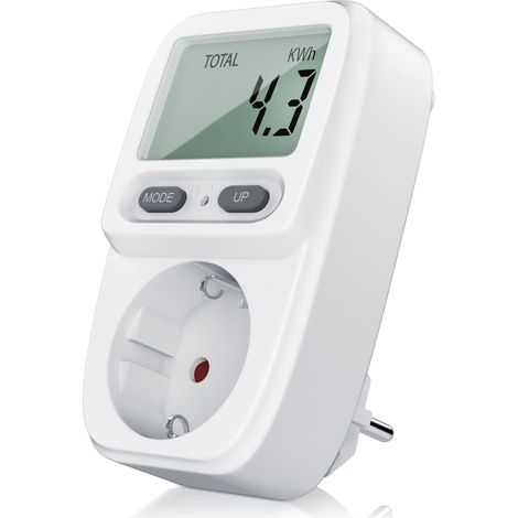 BEARWARE Stromverbrauchszähler mit Kindersicherung Power Meter Energiekostenmessgerät (1/5)