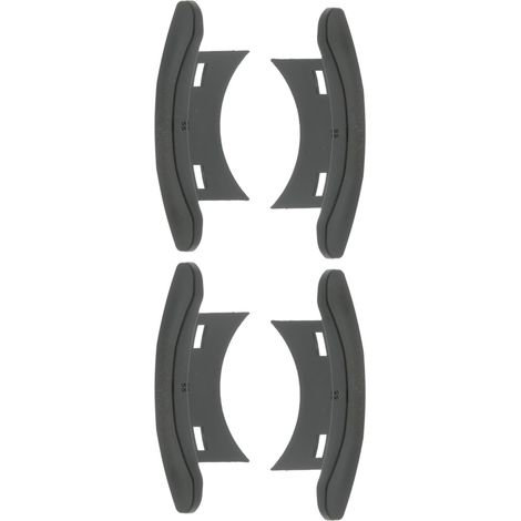 Cyclingcolors – 4x Embout guidage pour volet roulant en PVC noir – Maintien treuil fenêtre – Pour lame alu 55mm x 13/14mm – Coulisse ouverture fermeture (1/3)