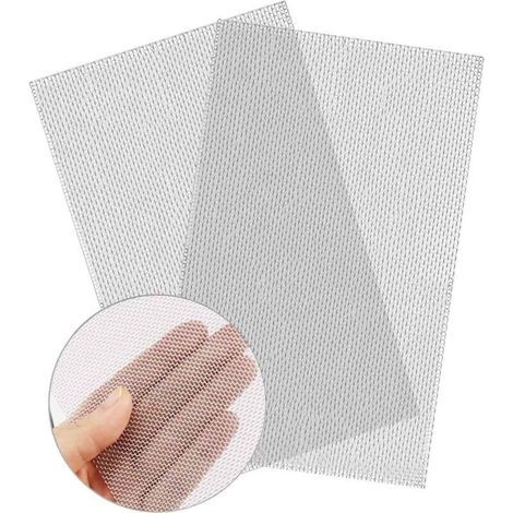 Lot de 2 clôtures d'aération en acier inoxydable 304, 30 x 30 cm, 20 mailles, anti-rongeurs et anti-insectes (1/4)