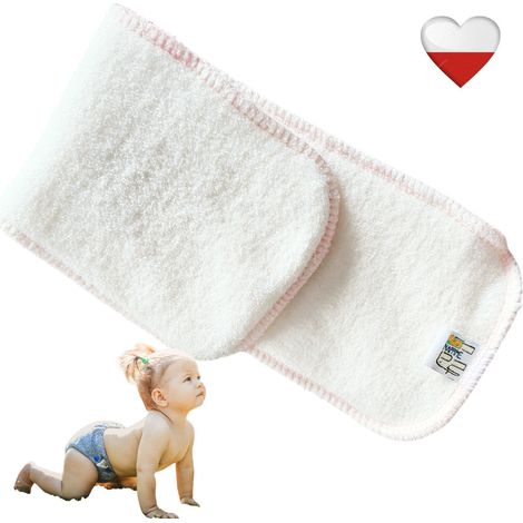 Inserto assorbente in bambù rosa M 11X34 Inserti assorbenti per pannolini NappiMe (1/5)