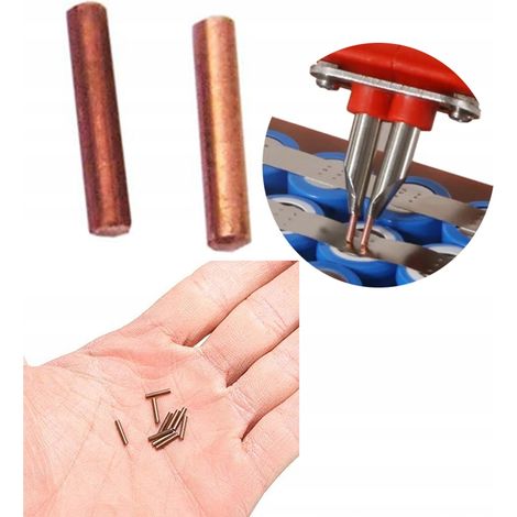Rosfix Schweissnadeln 10x1,5 mm – Ersatz für Punktschweißgerät Sunkko 709A, 709AD, 737G+, 787A, 788H Hitzebeständig & Präzise Zubehör für Batteriezellenschweißen