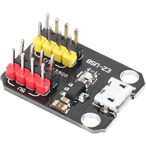 2 Stück USB-Netzteilmodule, Micro-USB-Schnittstelle, 3,3 V/5 V, 1117-Reglerchip (1/5)