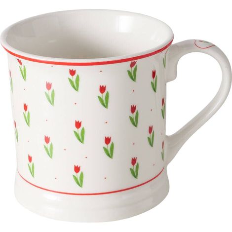 Tasse DANIQUE, Tulpenmuster, 420 ml
