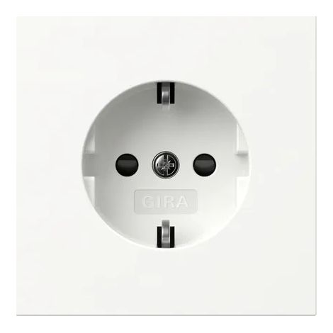 Gira Presa SCHUKO SP SRK Interruttore a superficie Bianco puro [418370], 4183 70
