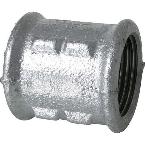 Raccord en fonte malleable galva Nr.271 manchon avec filet droit et gauche diam. 3/8"