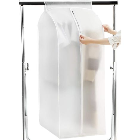 Parapolvere per Abiti di Grandi Dimensioni, Trasparente Copriabiti per Indumenti Armadio Custodia Impermeabile Antipolvere Proteggi Cappotto - 50x60x110cm (1/5)