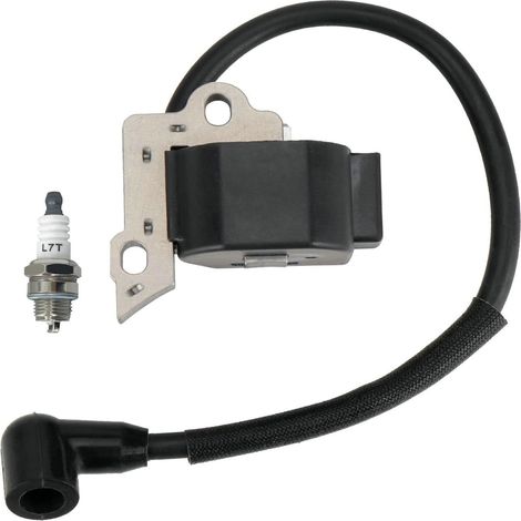 Bobine d'allumage, transformateur haute tension compatible avec les modèles 585838301, 545115801 et PP3516AVX, avec bougie d'allumage.