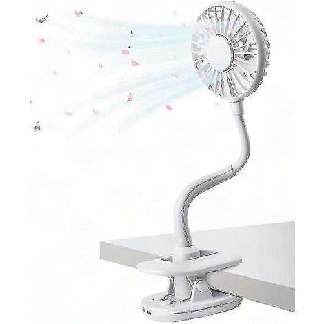 USB-Clip-Ventilator, Mini-Flexlüfter, tragbarer Tischkühler, Clip-Modell, leiser Elektromotor (1/5)