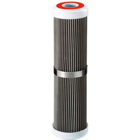 Cartuccia a rete filtrante plissettata in acciaio inox 50mcr senior - altezza nominale 10" ATLAS FILTRI
