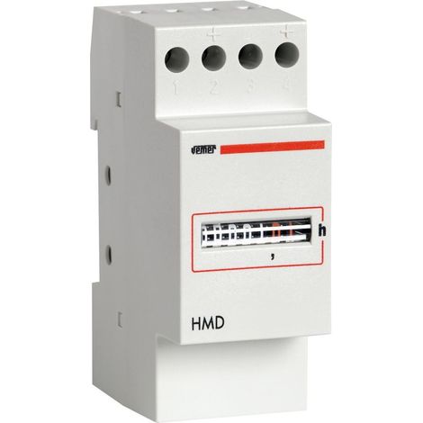 Vemer contaore hmd-230 contaore modulare 230v con istallazione da barra din vp749600