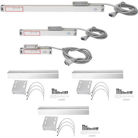 Lot 1x JC800 Règle linéaire en alliage d'aluminium 2AE/3AE pour JCS900-2AE/JCS900-3AE afficheur numérique, mesure précise (1/5)