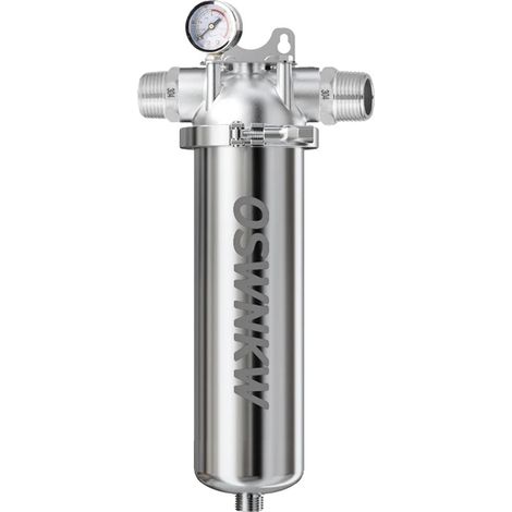 Filtre à sédiments pour toute la maison, maille en acier inoxydable de 40 microns, purification centrale, 10 pouces DN20 (1/2)