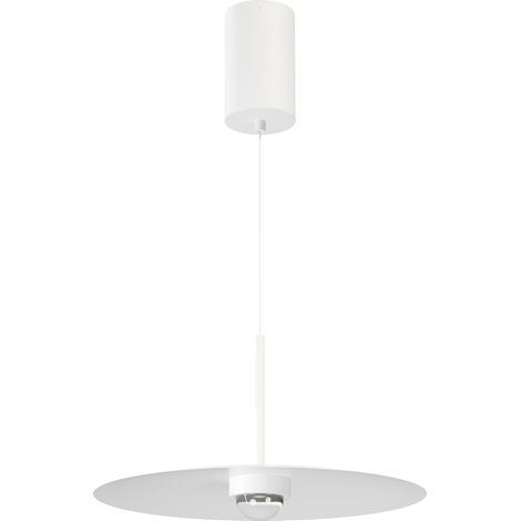 Lampada a Sospensione LED Hat Surface 8W 83° 3000K Bianco Opaco - Apparecchio a Plafone o Incasso per Illuminazione d'Interni - Beneito & Faure (1/5)
