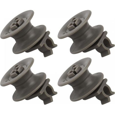 4pcs Roulettes Supérieures pour Égouttoir à Vaisselle 4581DD3002A Compatible avec LG LDF6920BB LDF6920ST Pièces de Rechange pour Lave-vaisselle (1/4)