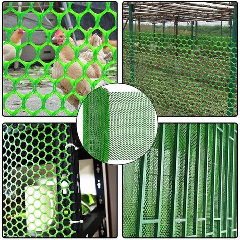 Filet de clôture de jardin en plastique, grillage à poules, rouleau, fournitures pour projets de bricolage