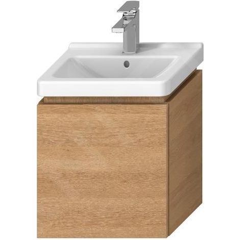 Jika Cubito - Meuble lavabo 440x480 mm, 1 tiroir, chêne H40J4213015191 (1/4)