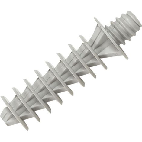 Cheville à visser COLSON pour perçage 8mm à tête filetée 6,6mm avec pas 150 gris - LEGRAND - 031882 (1/2)