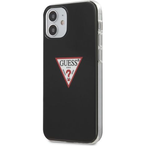 Guess Triangle Logo - iPhone 12 Mini Hülle (Schwarz) (1/5)