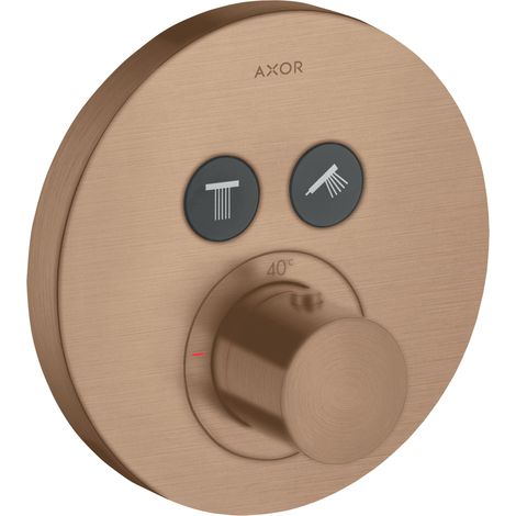 hansgrohe AXOR Starck ShowerSelect Termostato redondo empotrado