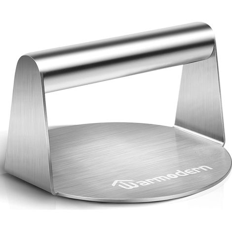 Presse à Hamburger, Round Galettes Antiadhésive en Acier Inoxydable, Ensemble De Hamburger pour Délicieux Hamburgers, Galettes, Barbecue - ronde (1/5)