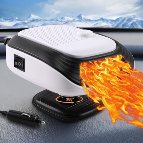 Car Heater, 2 in 1 Car Defroster, Fast Heating or Cooling Fan, 360 Degree Rotation (1/5)
