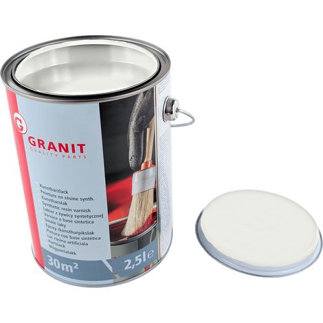 Lack Signalweiß RAL 9003 Nopolux Wilckens Granit 2,5 l Dose (1/2)