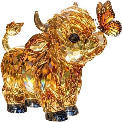 Figurine De Vache,Statues en Drôles Mignonnes Figurines Mini Vache Décoration Bureau pour Maison Salon Bureau Dortoir Extérieur Jardin Cour Voiture Fête Anniversaire Vacances (1/5)
