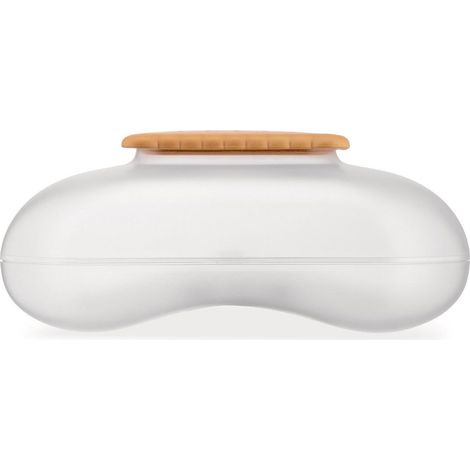 Alessi Mary Biscuit ASG07 I Galletero de Diseño con Tapa, Resina Termoplástica, Blanco (Hielo) (1/3)