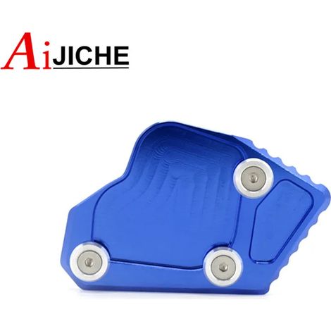 (Bleu) Extension de béquille latérale CNC pour moto, compatible avec BMW K1600GT, K1600GTL et K1600 GT GTL (2011-2015), puissance maximale (1/3)