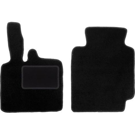 Tappetini anteriori neri per: Smart ForTwo I con zampa (1998-2007)
