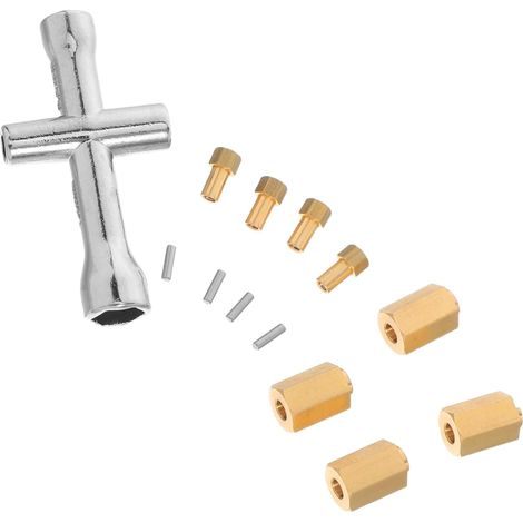 Moyeu Essieu de Roue Hexagonal avec Clé Croix Compatible Voiture Miniature pour Transmission Fluide - (1/5)