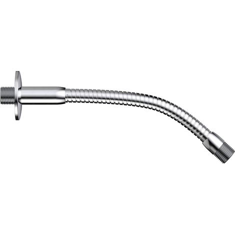 Bras de douche pliable et flexible, 30 cm