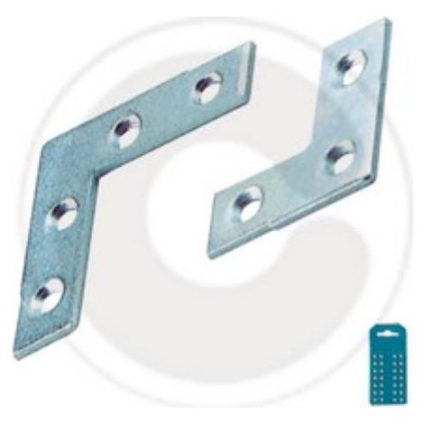 cf 5 pz angoli angocf 5 pz angoli angox4 in acciaio zincato lastrina piastrina