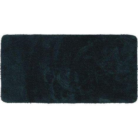Sealskin angora tapis de bain 70x140 cm polyester vert foncé (1/5)