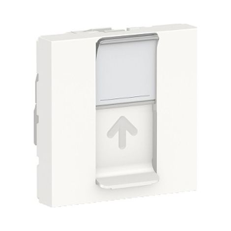 prise rj45 - 2 modules - cat6a - ftp - blanc - schneider electric nu344918 (1/3)