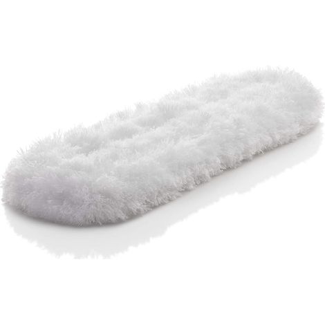 cabezal plumero, bordes flexibles, poliéster blanco, para suelos y paredes, limpieza con agua. (1/5)