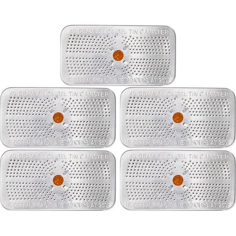 Orange, 5 unités Sachets de Gel de Silice 40g en Aluminium qualité garantie top vente top vente top (1/4)