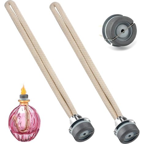 Ersatzdocht für Duftlampe – 2er-Pack – Keramik und Metall – Effektive Aromaverteilung – Wohn- und Schlafzimmer – 18 mm Durchmesser (1/5)