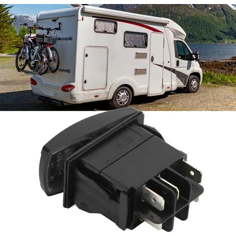 Interrupteur LED TS-33 à 5 broches, interrupteur de commande LED haute puissance, couramment utilisé pour les feux de travail et les feux de recul, convient aux équipements d'éclairage automobile, de (1/5)