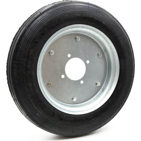Rueda neumática con cámara de aire para rastrillo 4.00-10 (1/3)