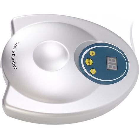 400 mg/h Ozongenerator, multifunktionaler tragbarer Luftreiniger mit Timer für Zuhause und Auto, 10 W, 220 V (europäischer Stecker) (1/5)