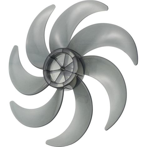 Ersatz-Kunststofflüfterpropeller mit 7 bionischen Flügeln für Camping, einfache Installation und verbesserte Luftzirkulation (1/5)